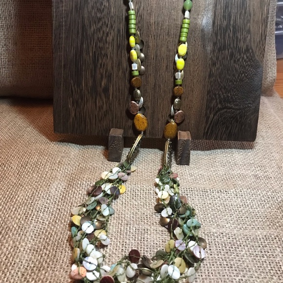 Mixed Media necklace - Picture 4 of 5